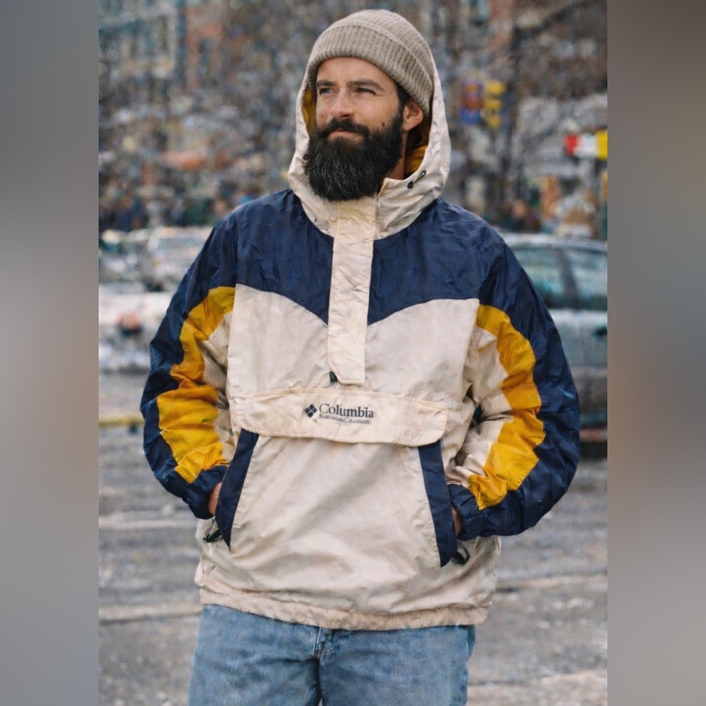 1990s vintage Columbia Colorblock Anorak Jacket โ Size Medium Unisex style